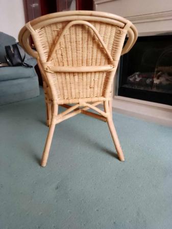 Image 3 of Wicker Armchair Natural Colour