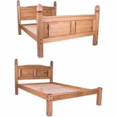 Image 1 of Double corona low foot end bed frame