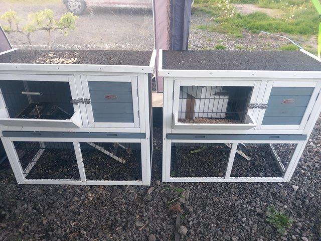 Preview of the first image of 2 Rabbit/guinea pig hutches.