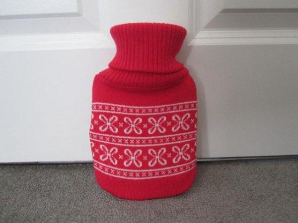 Image 3 of Mini hot water bottle Christmas