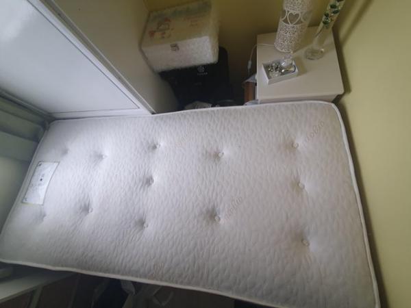 Image 4 of Single bed with organic cotton orthopaedic mattress