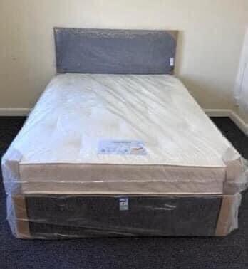 Image 1 of Memory collection mattress, divan base and headboard