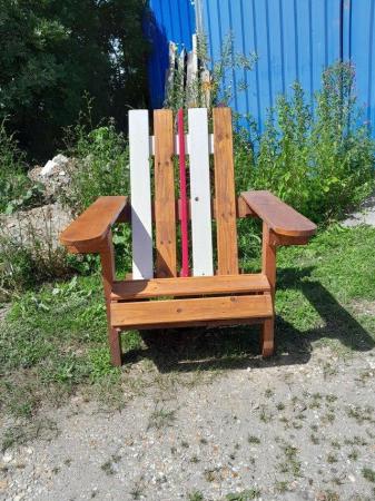 Image 2 of Garden chair made from recycled wood.