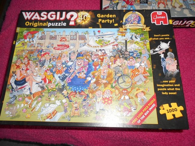 Preview of the first image of Wasgij puzzles x 3.............