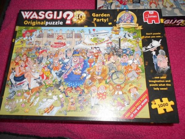 Image 1 of Wasgij puzzles x 3............