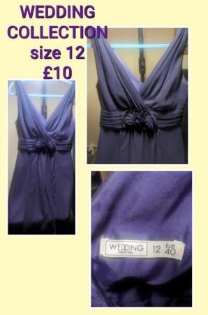 Image 2 of WEDDING COLLECTION purple dress - size 12
