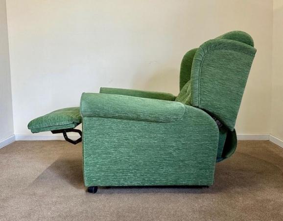 Image 9 of LUXURY ELECTRIC RISER RECLINER MINT GREEN CHAIR CAN DELIVER