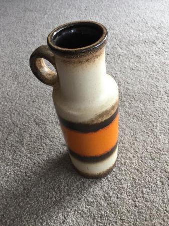 Image 1 of Vase made in w Germany orange brown in colour