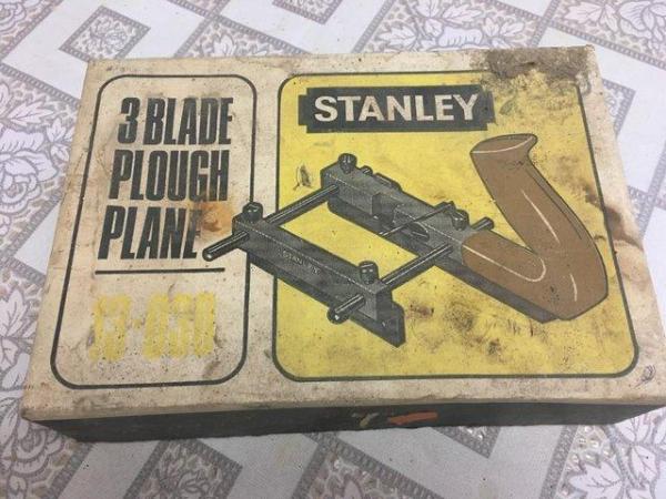 Image 2 of Stanley 13-030 Plough Plane in original box