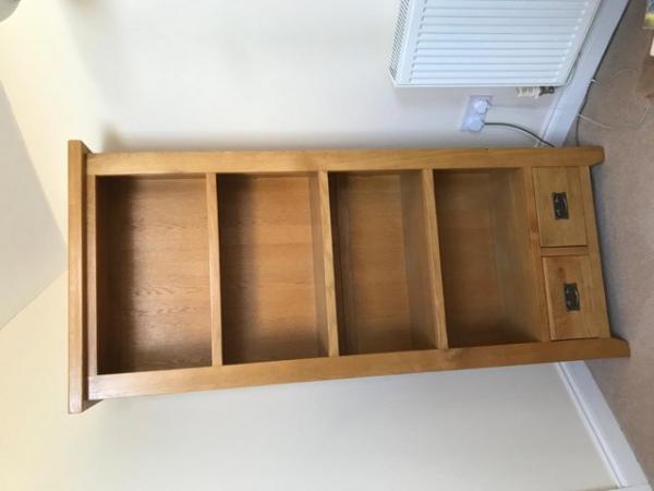 Image 1 of Large solid oak bookcase