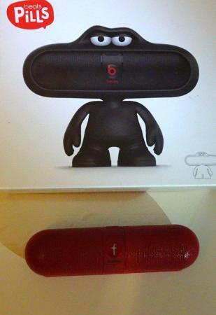 Image 1 of Beats Pill Novelty Stand With Speaker