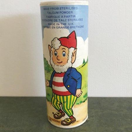 Image 3 of Vintage 1980's Noddy talc, St Michael, c/w some contents.