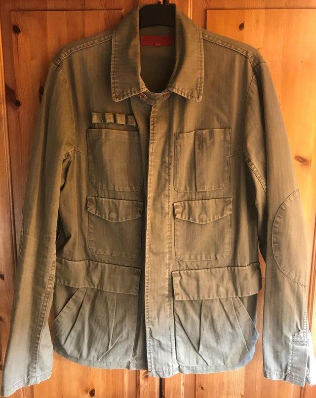 Preview of the first image of French Connection Vintage Military Style Khaki Jacket 2005 M.