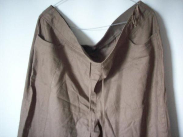 Image 1 of B&M Light Brown Ladies Trousers Mid Rise Size UK 20