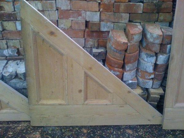 Image 5 of Antique staircase panelling - Victorian pine