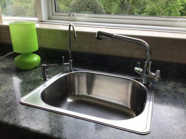 Image 3 of Franke DAVOS chrome kitchen tap