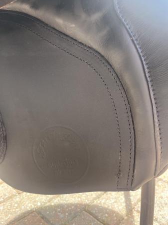 Image 2 of GP black 16” medium Farrington saddle