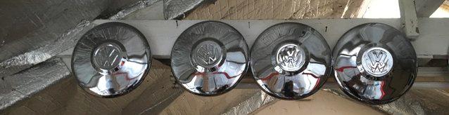 Image 2 of VW chrome wheel trims totally original great condition