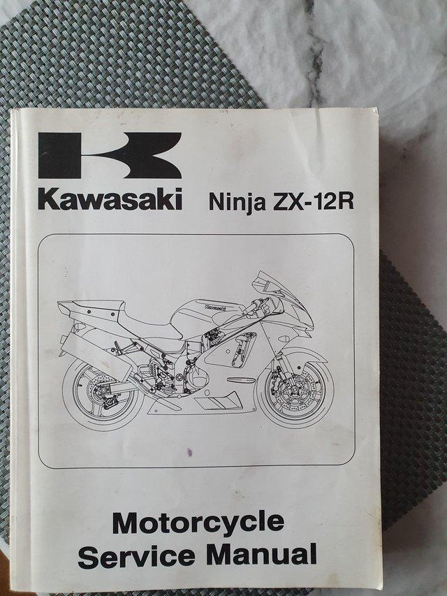 Preview of the first image of KAWASAKI NINJA ZX-12RSERVICE MANUAL.