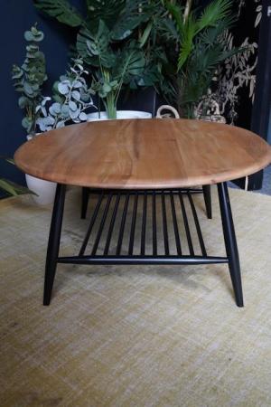 Image 16 of Ercol Solid Elm Coffee Table Model 422 Lucian Ercolani 1960