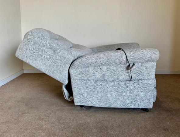 Image 20 of PRIDE ELECTRIC RISER RECLINER DUAL MOTOR GREY CHAIR DELIVERY