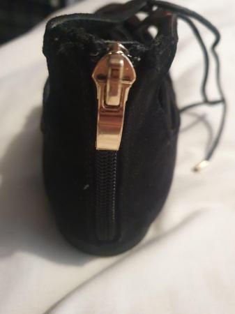 Image 2 of Lovely lace up black suede shoe