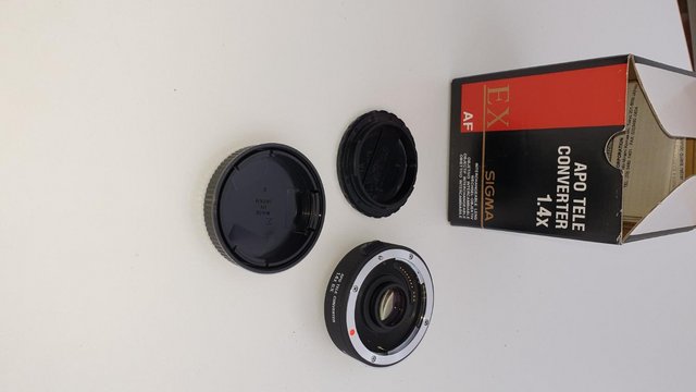 Preview of the first image of Sigma EX DG APO Tele Converter Lens 1.4x Canon EF-mount Mint.