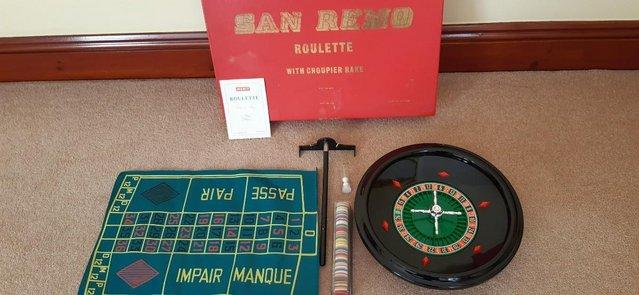 Image 1 of San Remo Roulette Game with croupier Rake