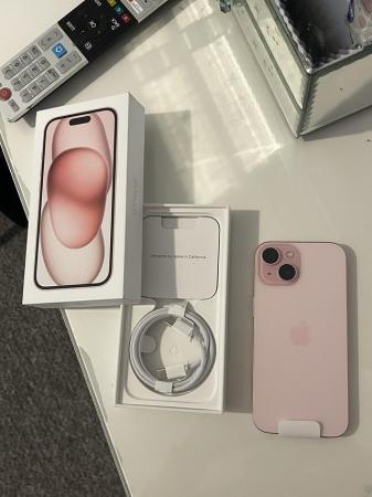 Image 3 of Pink iPhone 15 128GB BRAND NEW