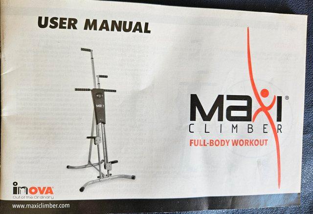 Image 2 of Maxi climber with manual plus workout