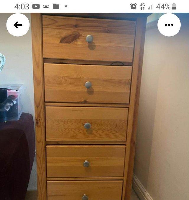 Preloved chest of deals drawers