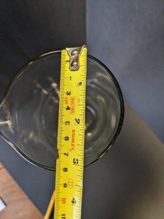 Image 1 of Tall Pyrex Chemical Cylinder, with no measurements