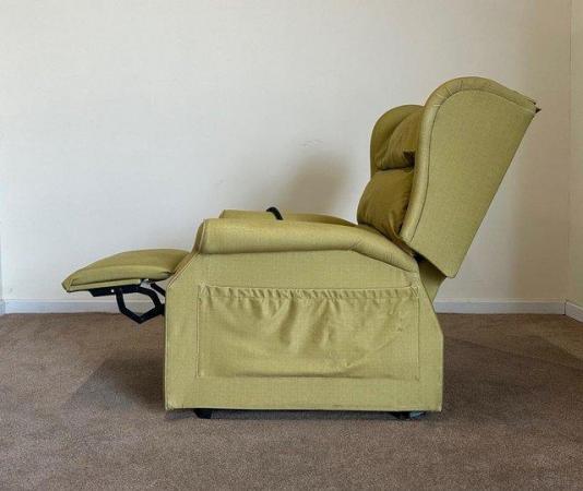 Image 10 of AJ WAY PETITE ELECTRIC RISER RECLINER GREEN CHAIR ~ DELIVERY