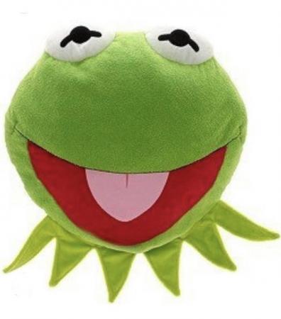 Image 1 of Kermit the frog cushion