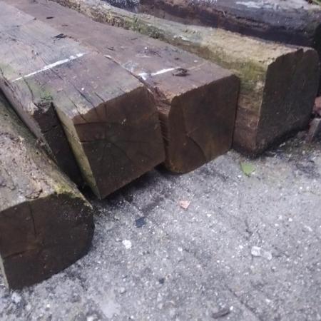 Image 3 of FENCE POSTS AND SOLID OAK BEAMS FOR SALE