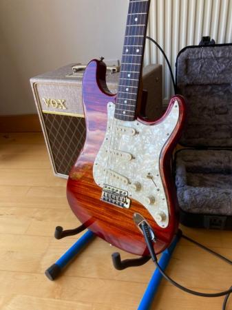 Image 1 of Fender Stratocaster Foto Flame 62 reissue Made in Japan 1994
