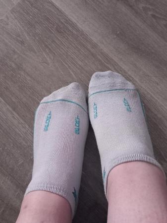 Image 1 of Ladies worn trainer socks