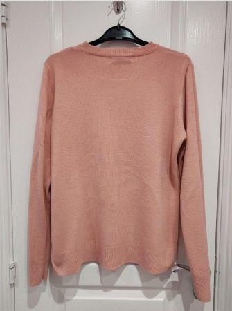 Image 6 of New Women's Marks and Spencer Pink Soft Acrylic Jumper UK 14