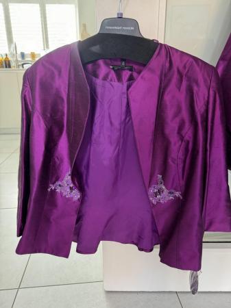 Image 1 of BNWT John Charles MOTB outfit in blackberry size 16