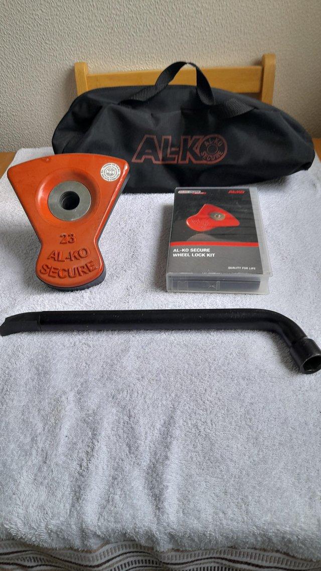 Preview of the first image of Alko Caravan Wheel Lock No 23.