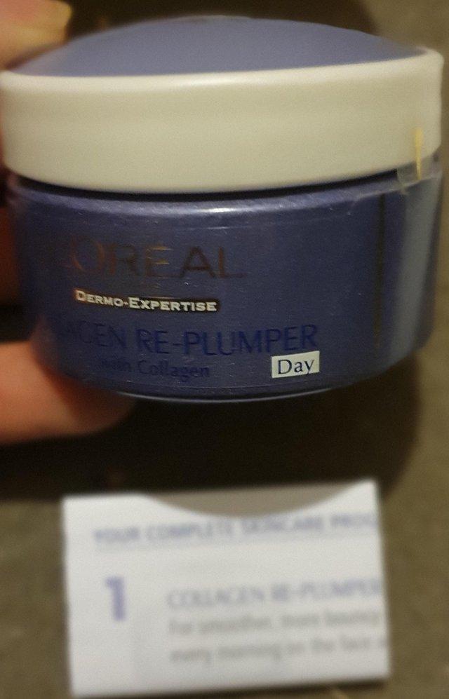 Preview of the first image of L'Oreal Wrinkle De-Crease Collagen Re-Plumper.