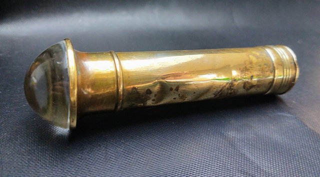 Image 3 of A Brass Antique Bulls Eye Torch