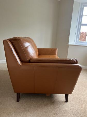 Image 2 of Sofology Fellini Tan 2 Seater Leather Sofa