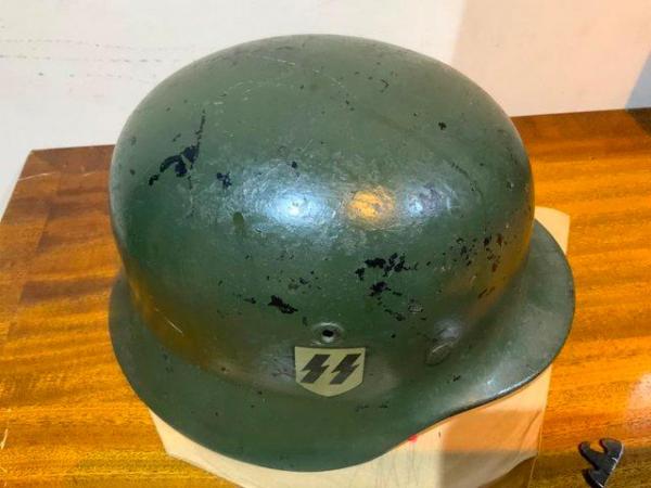 Image 2 of German soldiers helmet 1939-45 era