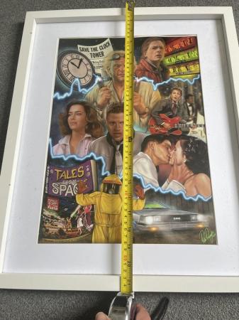 Image 2 of Back To The Future Signed & Framed Poster