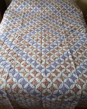 Image 1 of Next Quilted Double Bedspread/Cover/Throw