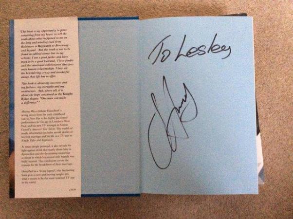 Image 2 of David Hasselhoff The Autobiography (Signed)