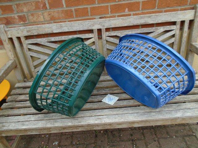 Preview of the first image of Two laundry baskets in good condition.