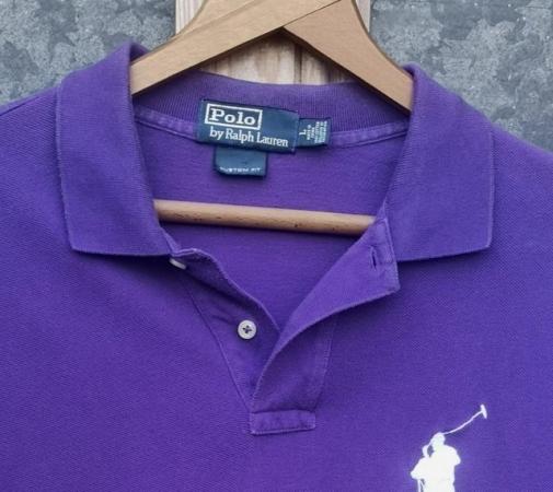 Image 2 of Rare Ralph Lauren polo shirt celebrate 125th Wimbledon Champ