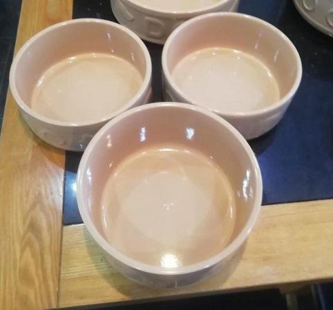 Image 2 of Mason Cash Ceramic Light Brown Pet Water Bowls